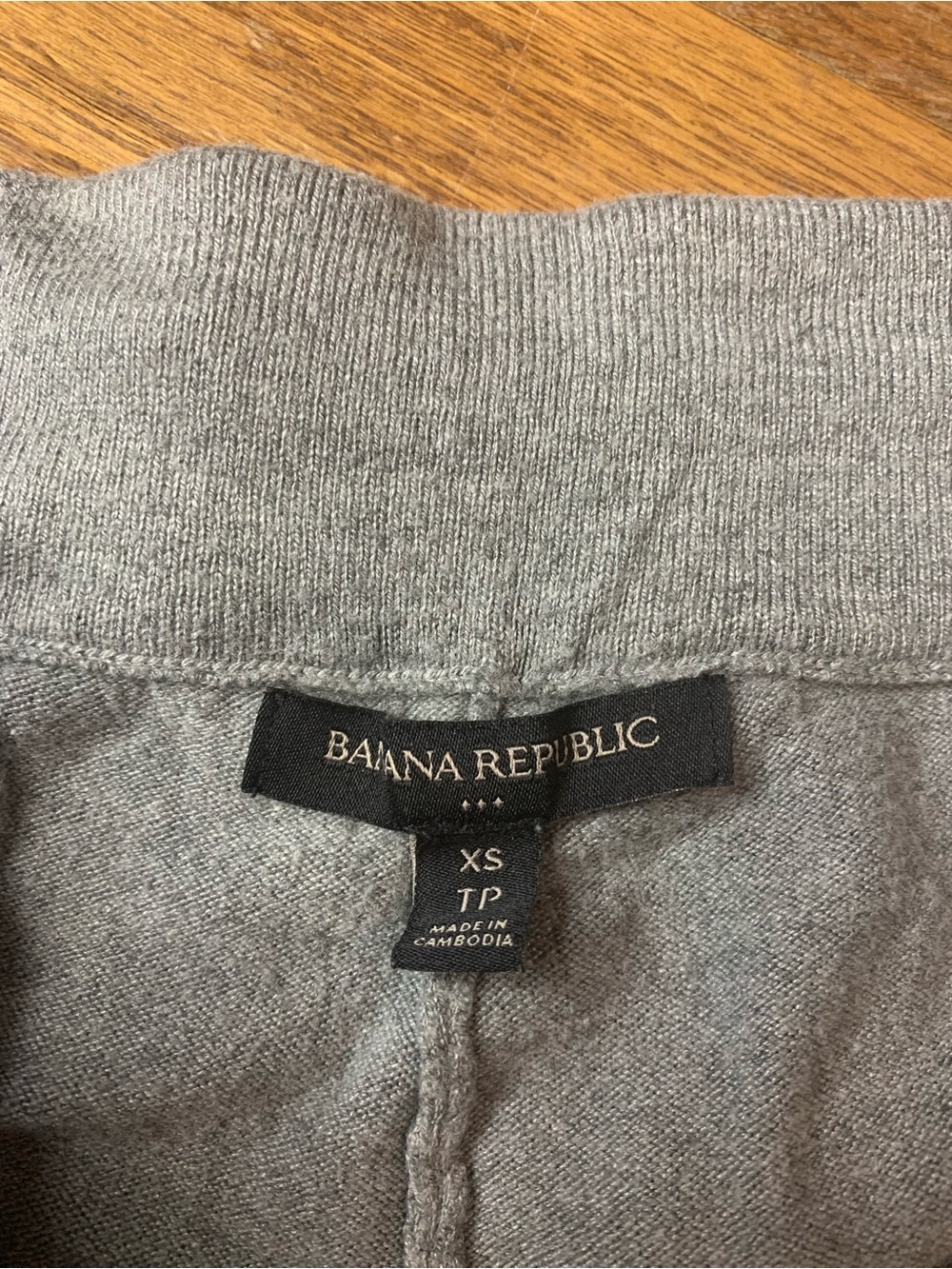 Banana Republic Gray Modal Blend Drawstring Joggers Size XS - Picture 2 of 8